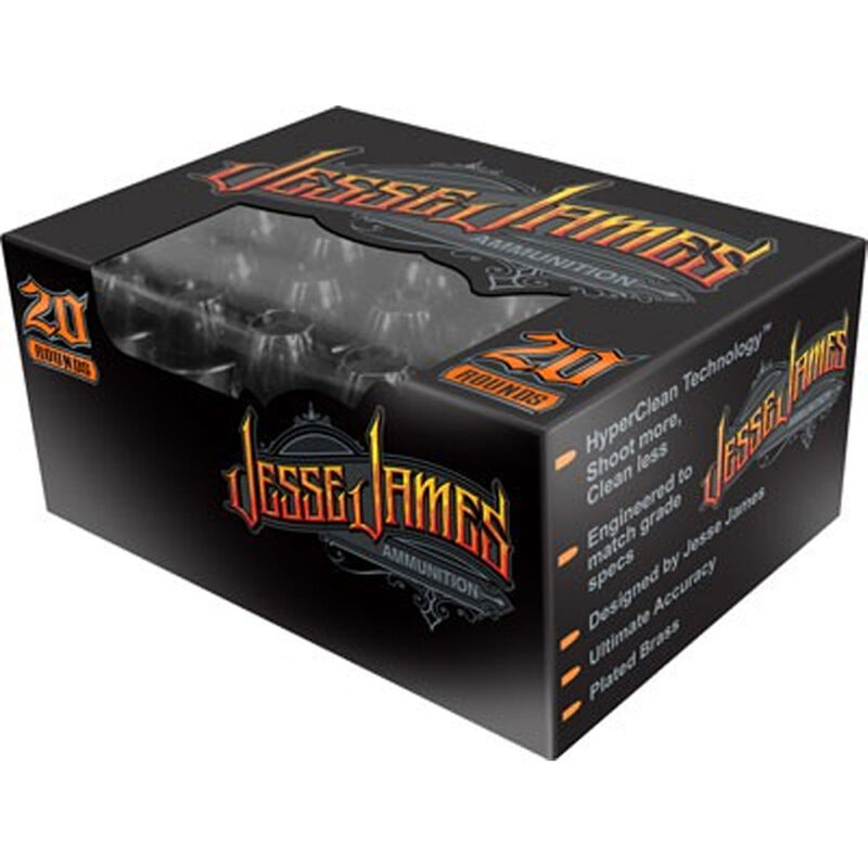 Ammunition Ammo Inc. 45230HP JJ20 45ACP Jesse James Black Label 45 Auto 230 qr Hollow Point • Model: 45230HP-JJ20